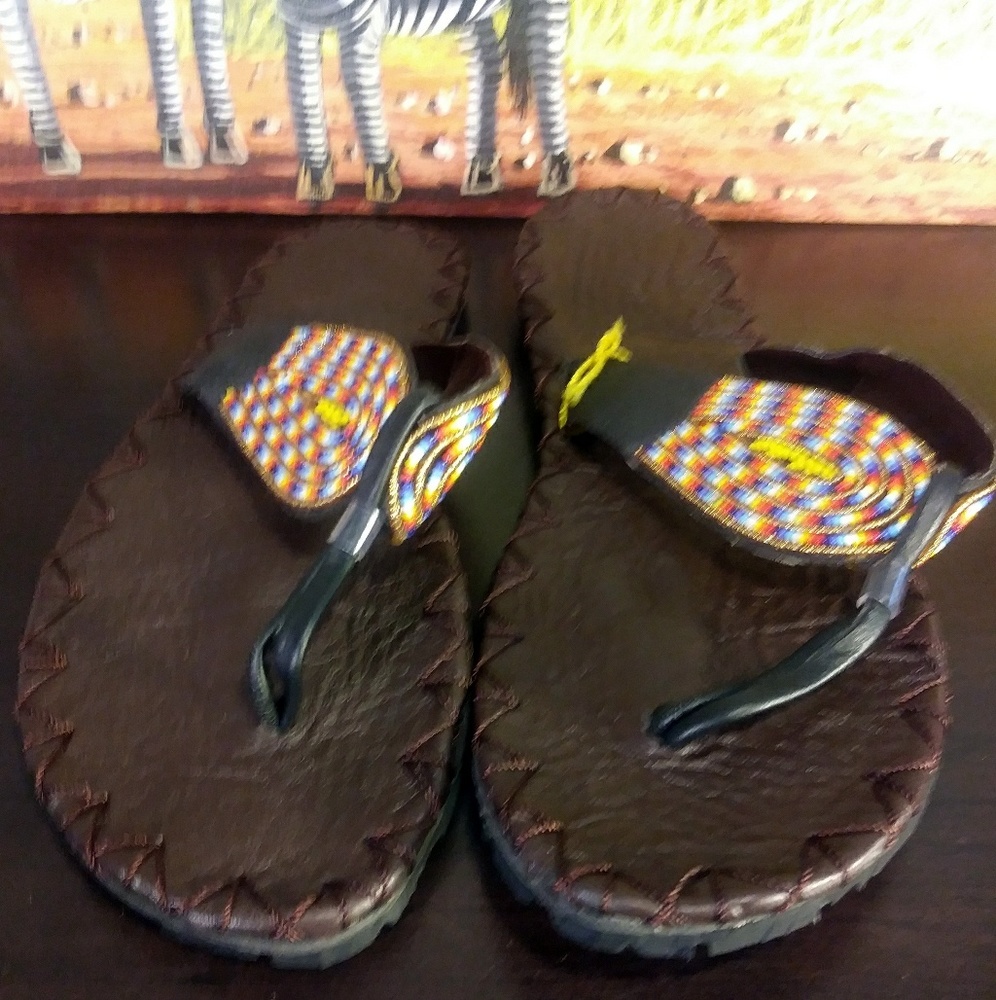 Women's Size 9.5 Leather Sandles
